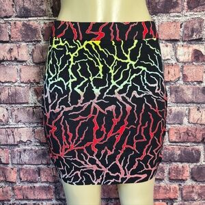 Killstar Connexion Lightening Cutout Skirt